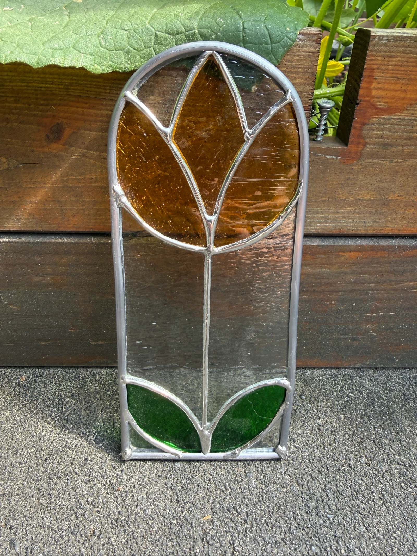 Glas in lood decoratie 